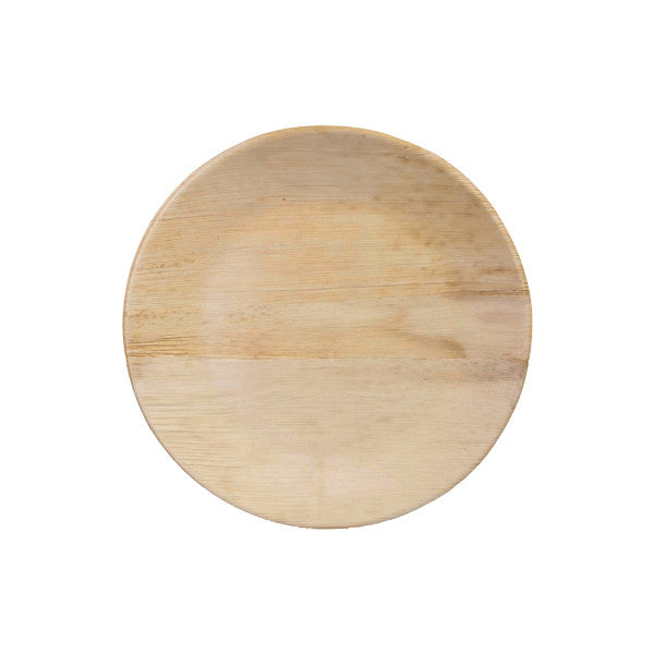 10.25in Round Bamboo Deep Plate 8/pk