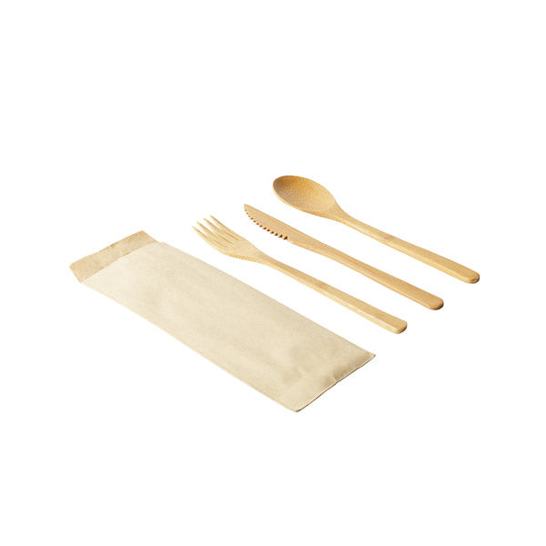 Kraft Bag Utensil Set