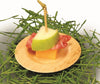 3.5 in Round Bamboo Sheath Appetizer Small Plate (case)