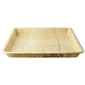 Deep Dish Bamboo Tray