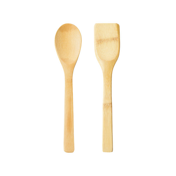 Bamboo Serving Spoon and Spatula Set