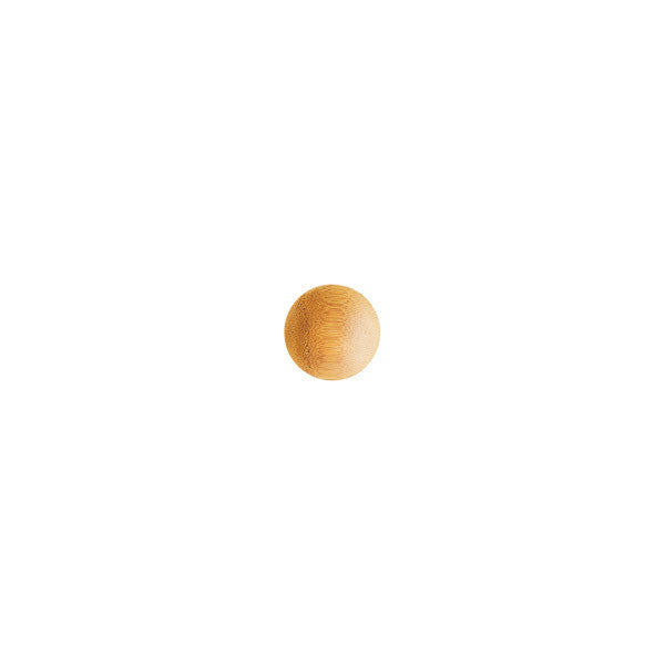 Round Mini Bamboo Plate 6/pk