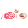 Bamboo Kids 5 Piece Pinky the Pig Dinnerware Set