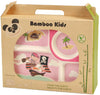 Bamboo Kids 5 Piece Pink Pirate Dinnerware set