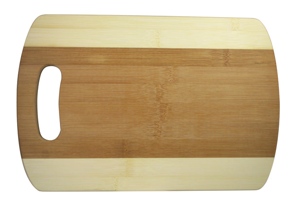 Two Tone Bamboo Cutting Board Med