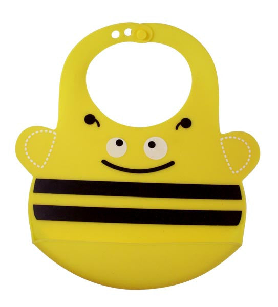 Bamboo Kids Busy the Bee Silicone Baby Bib