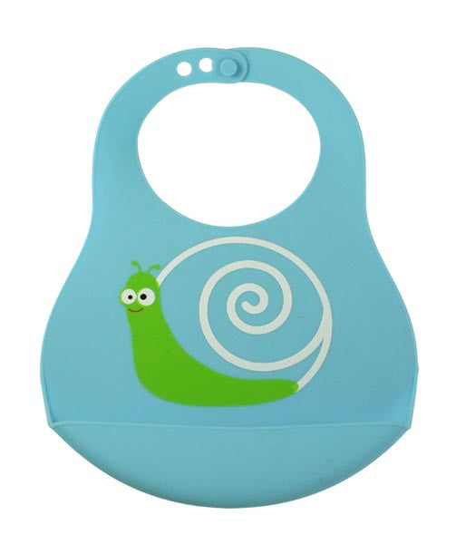 Bamboo Kids Sydney the Snail Silicone Baby Bib